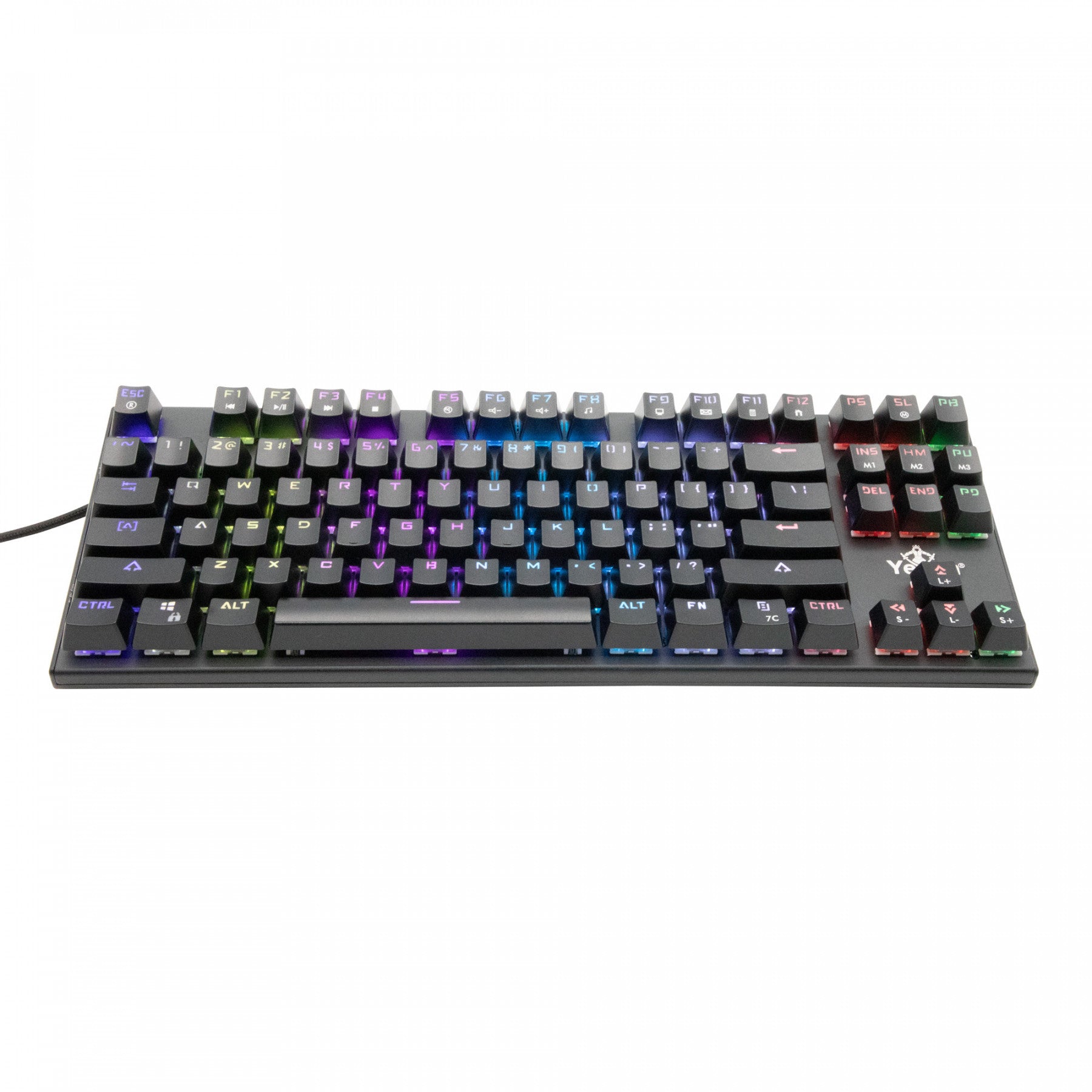 Teclado GAMER YEYIAN YAT1804 SPARK Serie 2000 MECANIC Switch Azul RGB - Teclado GAMER YEYIAN YAT1804 SPARK Serie 2000 MECANIC Switch Azul RGB -